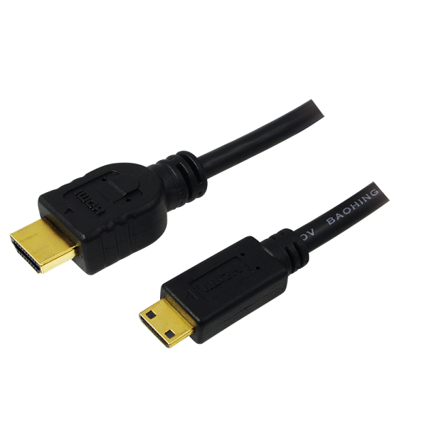 Kabel HDMI auf HDMI Mini High Speed mit Ethernet, 1m