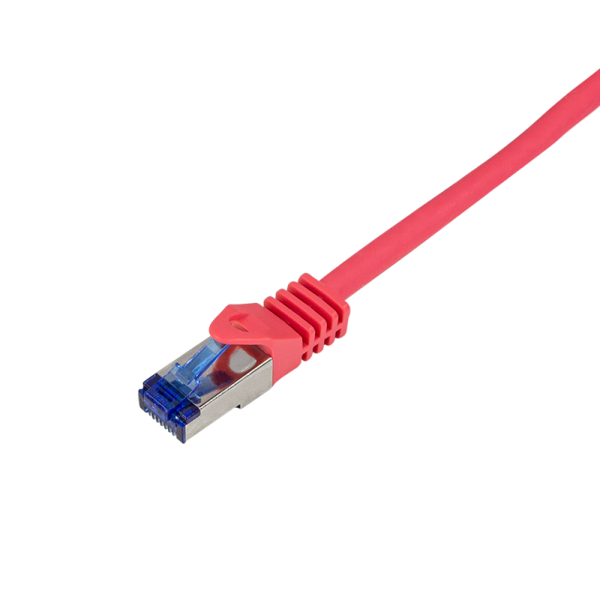 Patch cable Cat.6A S/FTP Ultraflex 3P/GHMT certified, red 5.0m
