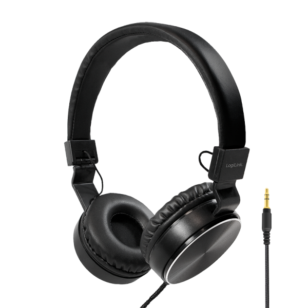 Headphone Stereo, On-Ear, 1x 3.5mm, black