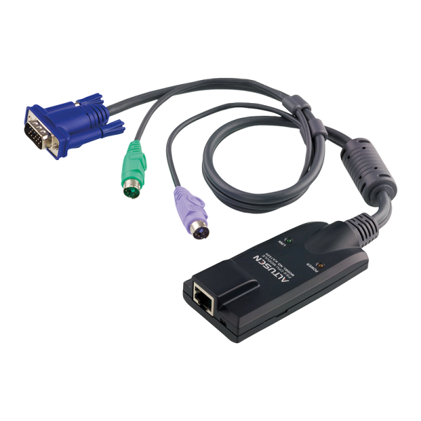 Adapter Kabel PS/2 - VGA auf Cat.5/6 KVM (CPU Modul) KA7520-AX