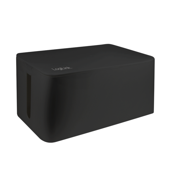 Cable box, 407 x 157 x 133.5 mm, black