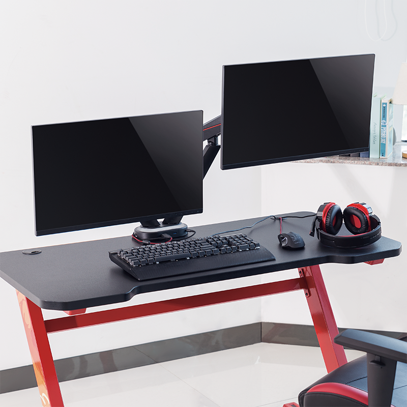 Dual monitor mount, 17–32, gaming, gas spring, Dual