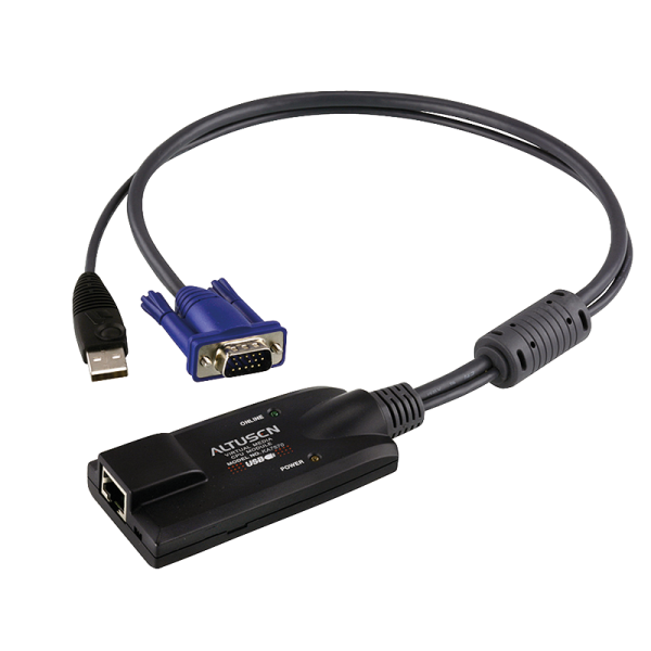 Adapter Kabel USB - VGA auf Cat.5/6 KVM (CPU Modul) KA7570-AX