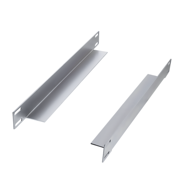 19" Chassis slide rails for 800 mm deep cabinets, zinc-plated, 2 pieces