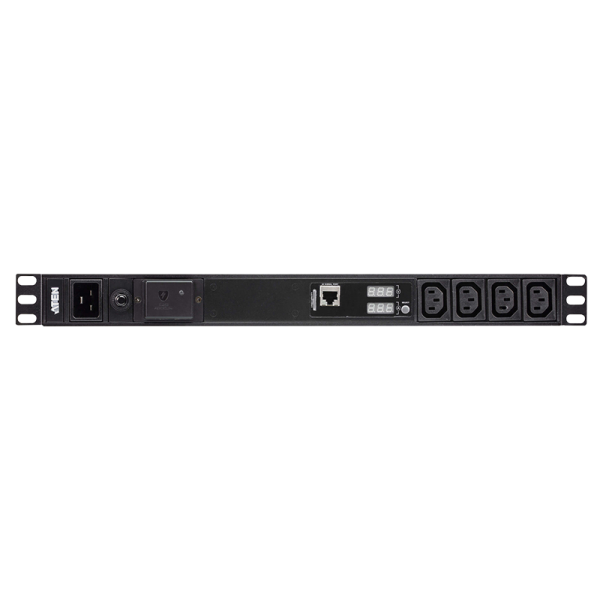 18-Outlet 1U PDU with Current & Voltage LCD display