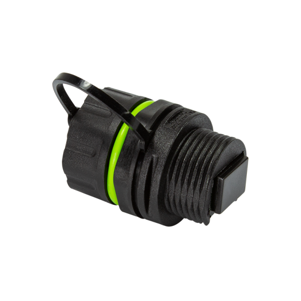 Waterproof fiber optic Simplex SC connector with dust cap