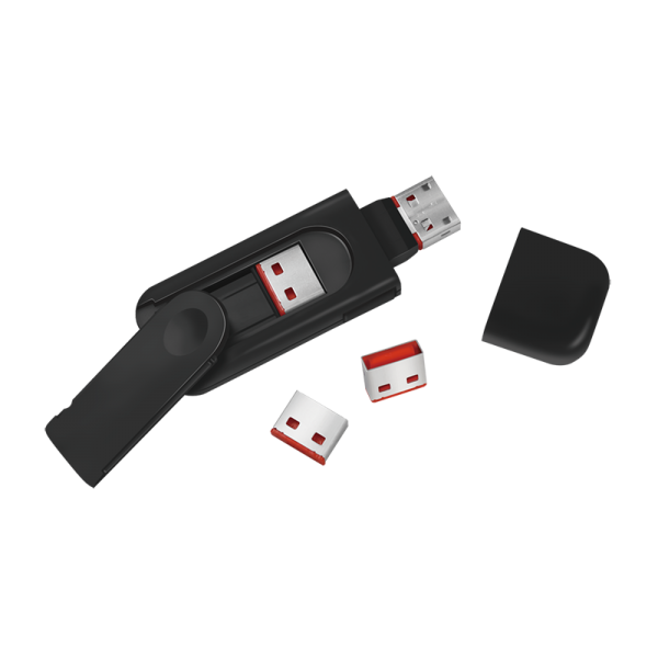 USB-A-Port Schloss (1x Schlüssel und 4x Schlösser)