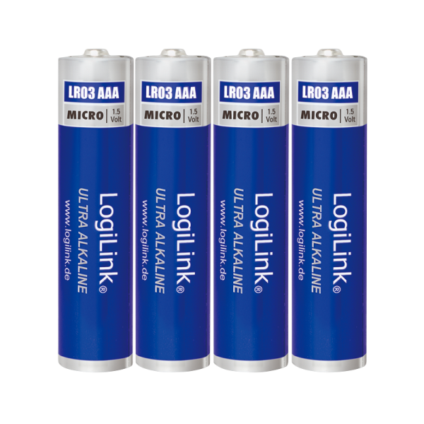 Ultra Power AAA Alkaline Batterie, Micro, 1.5V, 4 Stk.