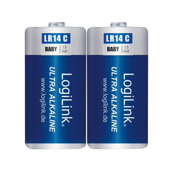 Ultra Power C Alkaline Batterie, Baby, 1,5V, 2 Stk.