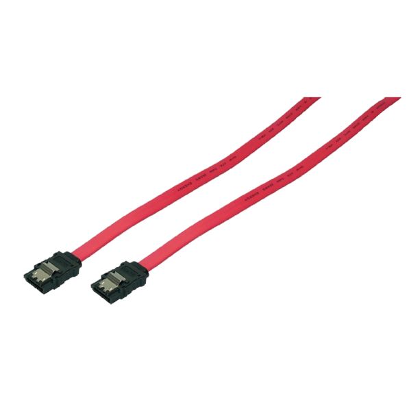 SATA Kabel mit Sicherungslasche, 30 cm