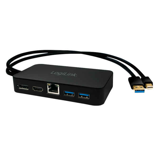Mini DisplayPort Docking mit HDMI/DisplayPort/LAN/USB 3.0