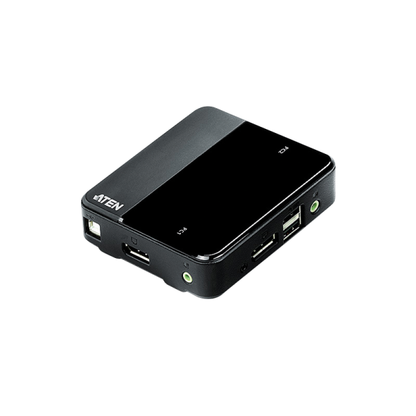 KVM Switch 2-Port USB DisplayPort mit 4K und UHD Unterstützung