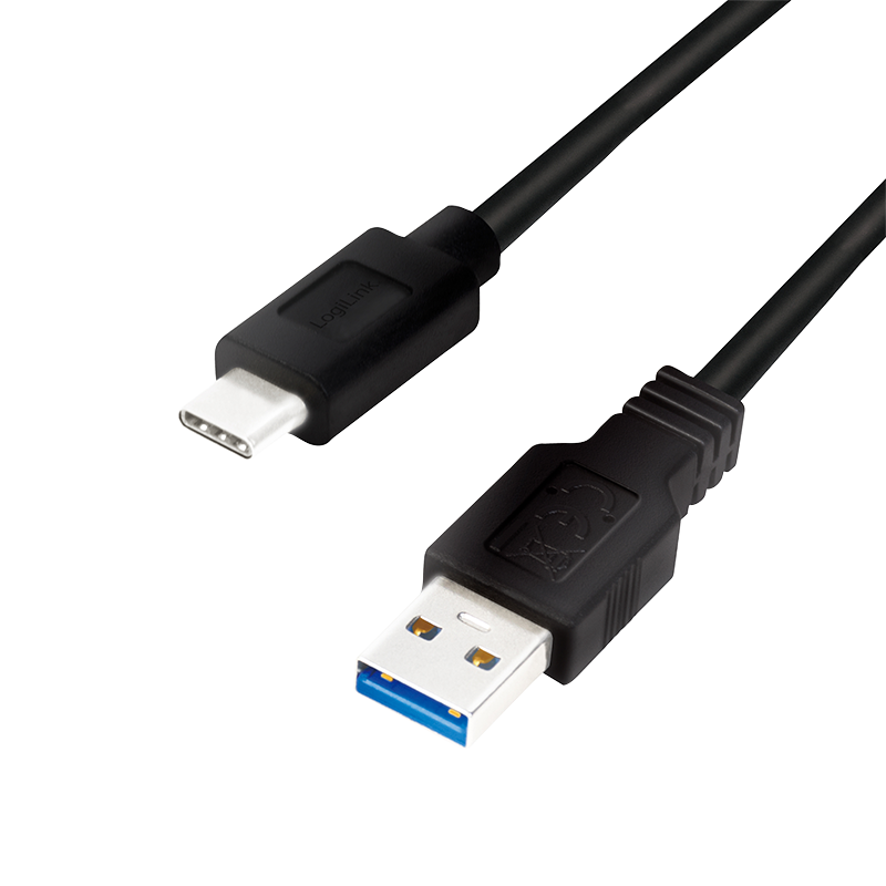Shetland foolish Headquarters USB 3.2 Gen1 Type-C cable, C/M to USB-A/M, black, 2 m | USB-C | Connection  cables | USB 3.0 | Cables | Notebook & Computer | 2direct English