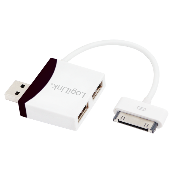 USB 2.0 Hub 2-Port mit Dock Connector Kabel