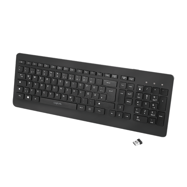 Keyboard 2.4G, 105 keys, black