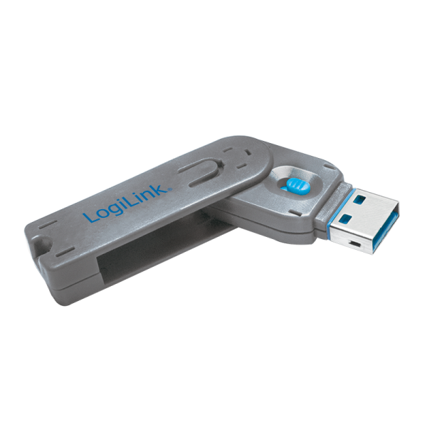 USB-A-Port Schloss (1x Schlüssel und 1x Schloss)