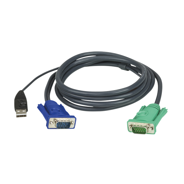 Kabel KVM USB für USB & MAC Computer, 1,8m