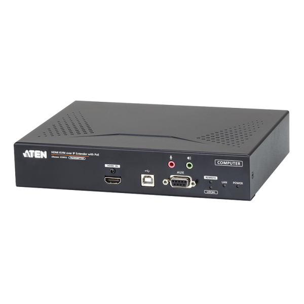 HDMI 4K Einzeldisplay KVM over IP Sender mit PoE
