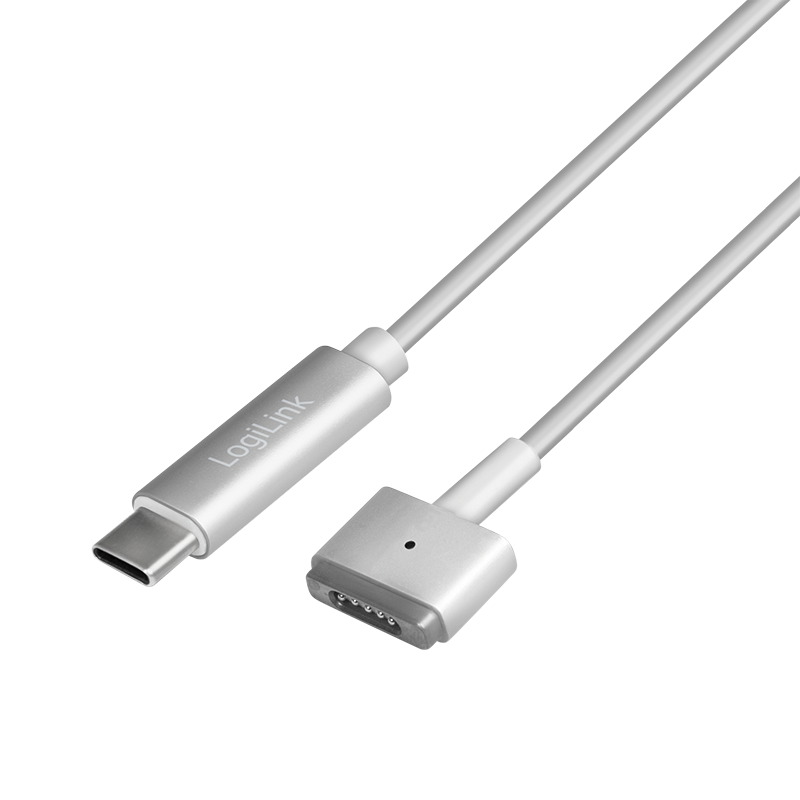 USB Gen 1 cable, to Magsafe2/M, PD, silver, 1.8 m | 230V Charger | Charger | Smartphone & Tablet | 2direct English