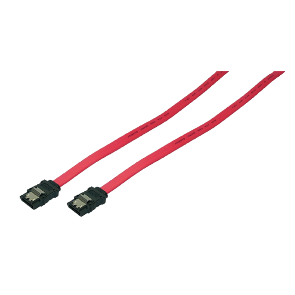 SATA Kabel mit Sicherungslasche, 90 cm