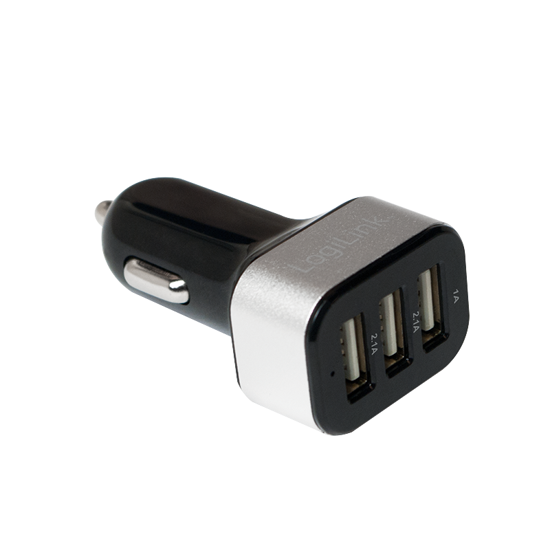 USB Kfz Netzteil, 3x USB-Port, 25.5W, Auto, Ladegeräte, Smartphone &  Tablet