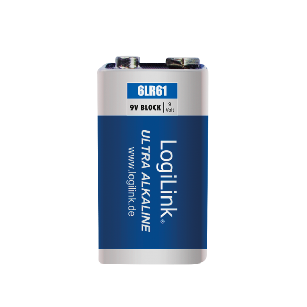 Ultra Power 6LR61 Alkaline Batterie, Block, 9V