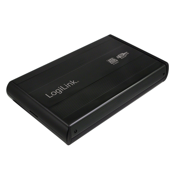 Festplattengehäuse 3,5", SATA, USB 3.0, Alu, schwarz