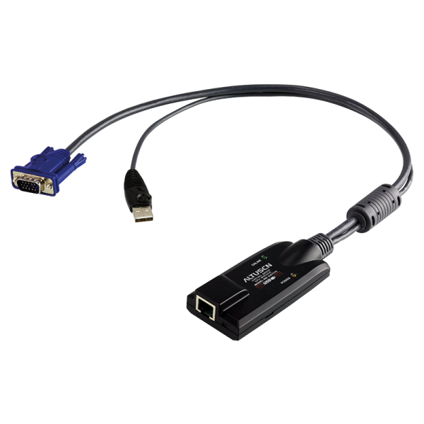 Adapter Kabel USB - VGA auf Cat.5/6 KVM, mit VMS