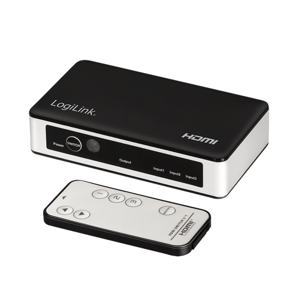 HDMI-Switch, 3x1-Port, 4K/60 Hz