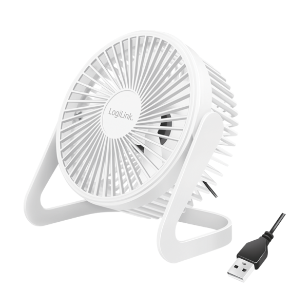 USB Fan, 15.24cm (6 inch), white
