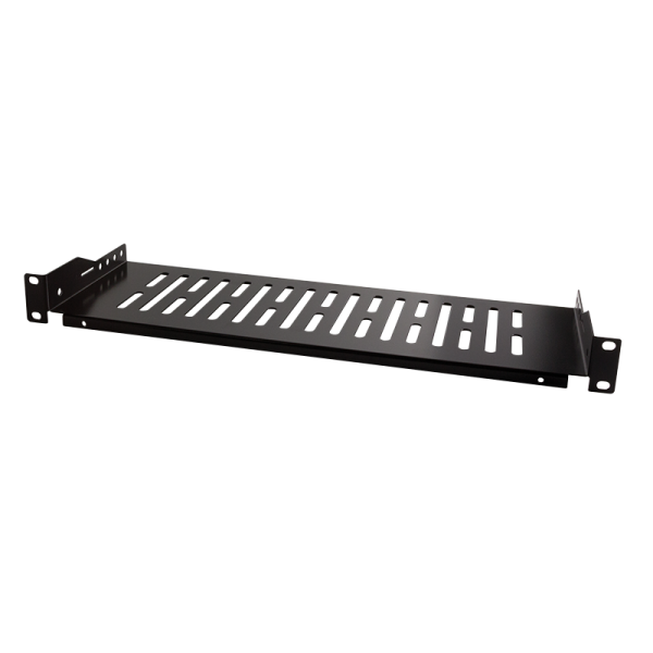 19" Cantilever Shelf 1U, max.10 KG, d=150mm, black
