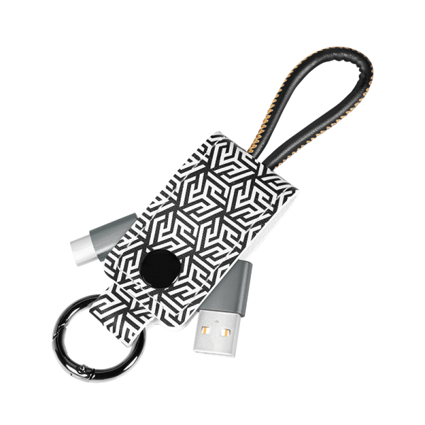 USB-C Kabel mit Schlüsselanhänger, 0,22m