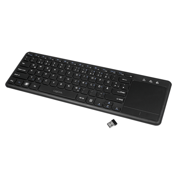 2,4 GHz Wireless Tastatur mit Touchpad
