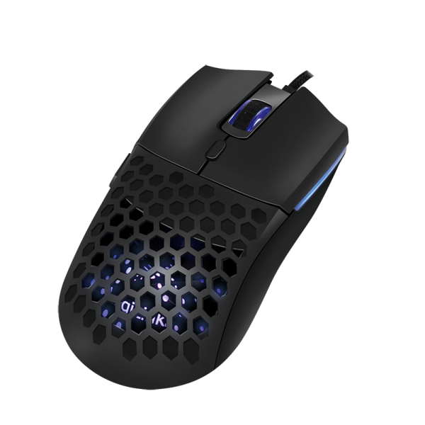 Mouse, Gaming, USB 6-button, 6400dpi, black
