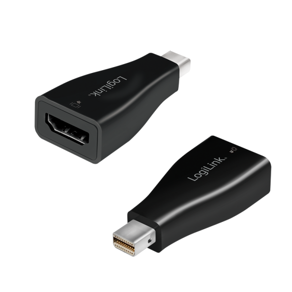 DisplayPort adapter, Mini-DP/M to HDMI-A, 4K/30 Hz, black