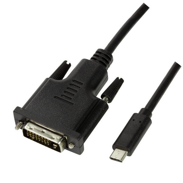 USB 3.2 Gen 1x1 USB-C™ Stecker auf DVI Stecker, 3m