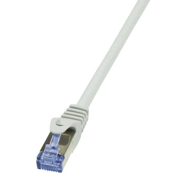 Patch Cable Cat.6A S/FTP grey 5,00m, PrimeLine