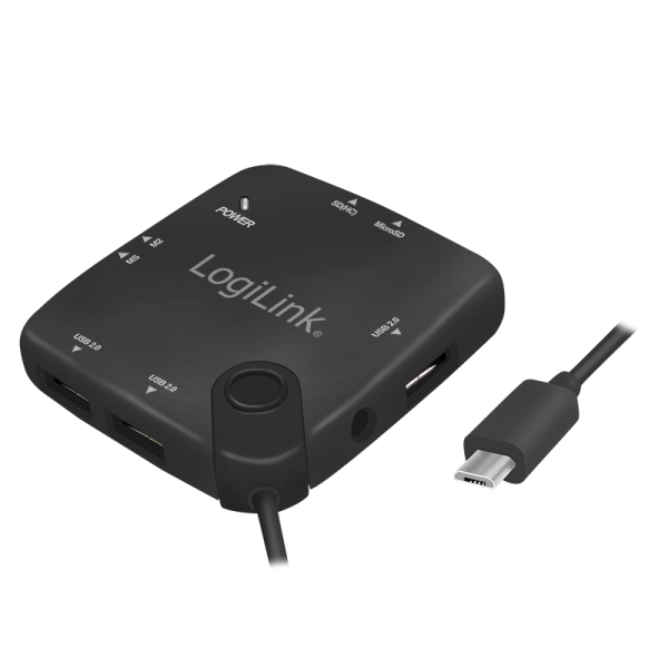 Micro-USB OTG (On-The-Go) Multifunktions-Hub und Cardreader