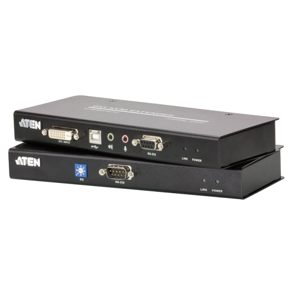 KVM Verlängerung USB DVI KVM mit Audio und RS232 (60 m)