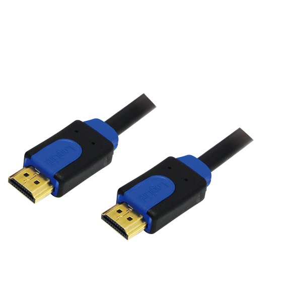 schwarz InLine® HDMI Kabel mit Ferrit HDMI-High Speed 0,3 Stecker / Stecker 