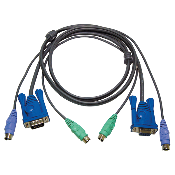 Kabel KVM PS/2 für PS/2 Computer, 5m, für CS78/82/84,88,C
