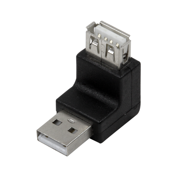 Adapter USB 2.0-A Stecker auf USB 2.0-A Buchse, 270 Grad