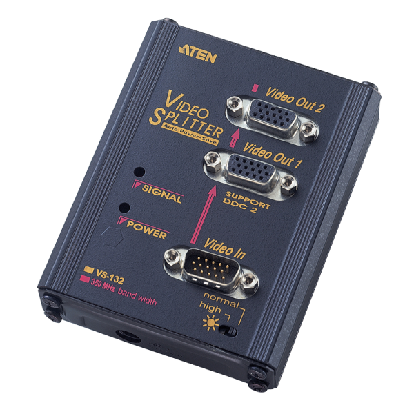 VGA Splitter 2-Port (350 MHz)