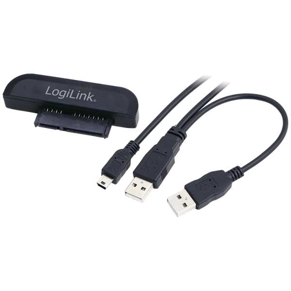LogiLink UA0037N USB Adapterkabel Midi 1,9m Schwarz 