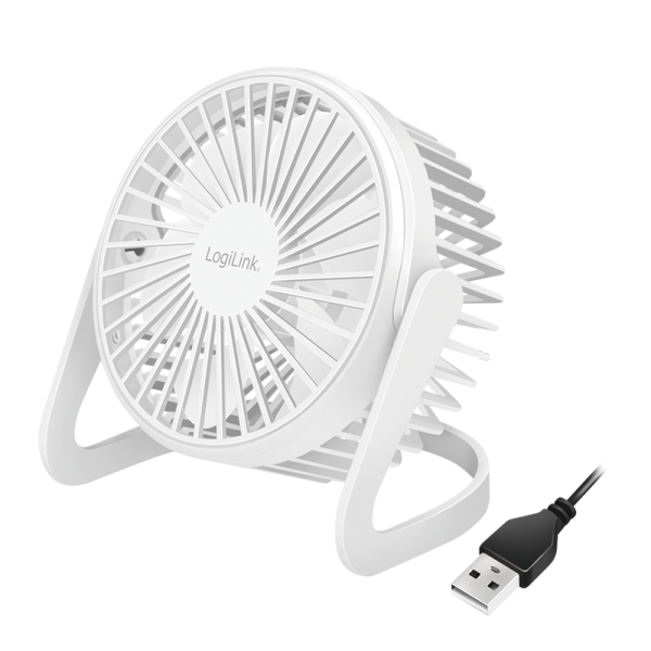 USB Fan, 12.7cm (5 inch), white
