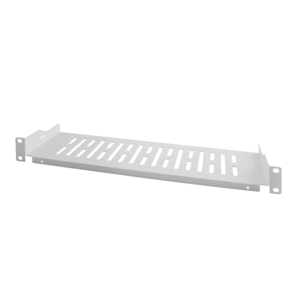 19" Cantilever Shelf 1U, max.10 KG, d=150mm, grey