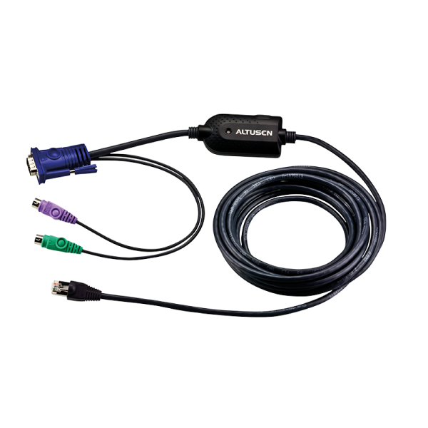 Adapter Kabel PS/2 - VGA auf Cat.5/6 KVM (CPU Modul) KA7920-AX