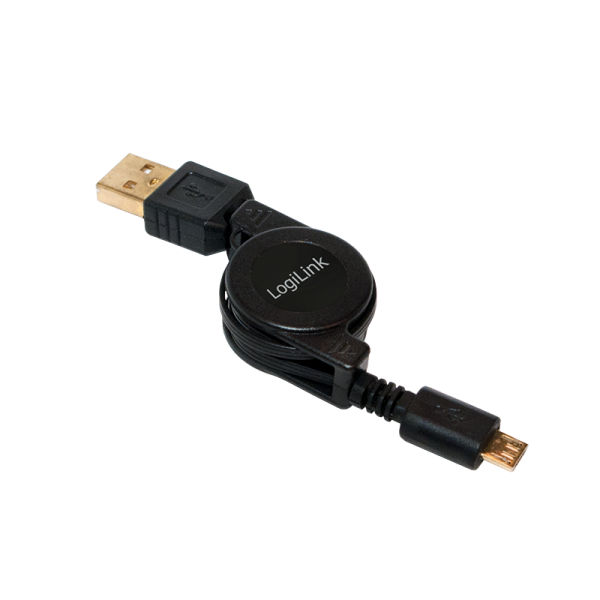 Ausziehbares USB 2.0 zu Micro USB Anschlusskabel