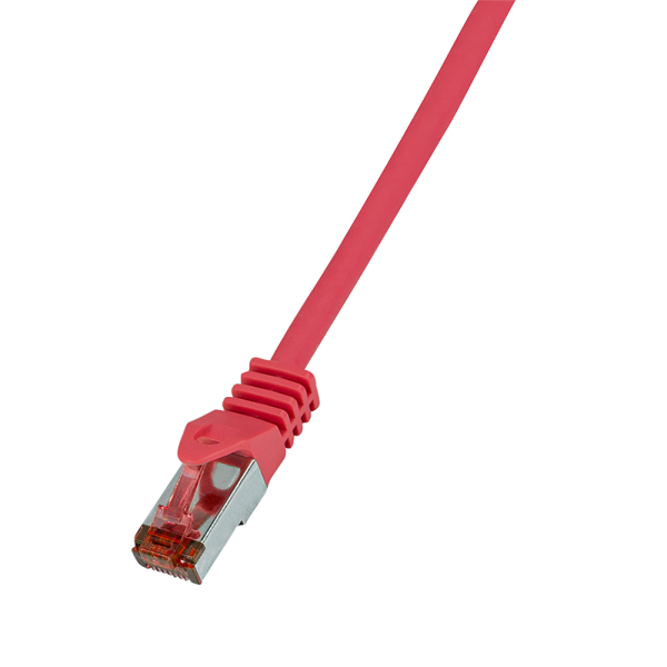 Patch Cable Cat.6 S/FTP pink 0,50m, PrimeLine