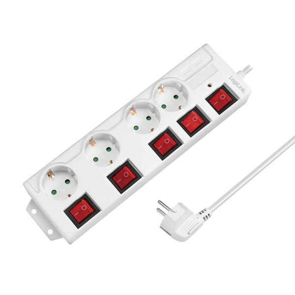 Steckdosenleiste USB 3,4A, 3-fach, Weiß